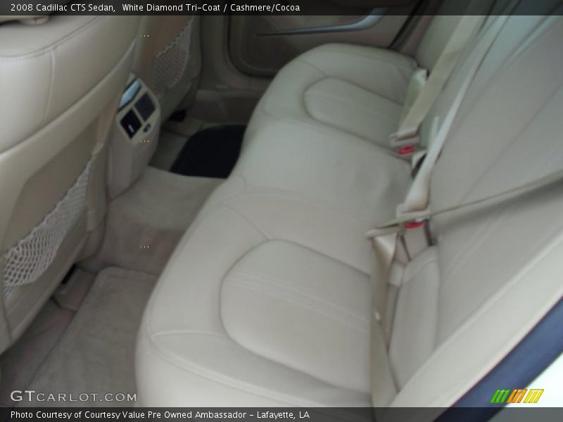 White Diamond Tri-Coat / Cashmere/Cocoa 2008 Cadillac CTS Sedan
