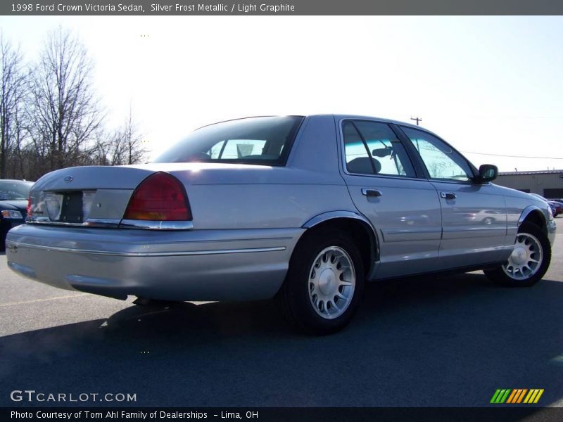 Silver Frost Metallic / Light Graphite 1998 Ford Crown Victoria Sedan