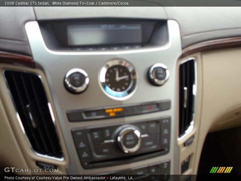 White Diamond Tri-Coat / Cashmere/Cocoa 2008 Cadillac CTS Sedan