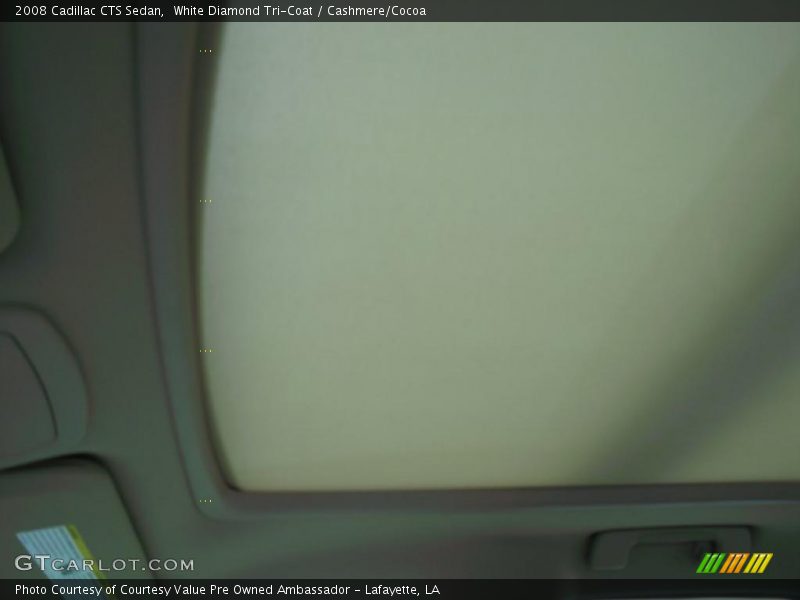 White Diamond Tri-Coat / Cashmere/Cocoa 2008 Cadillac CTS Sedan