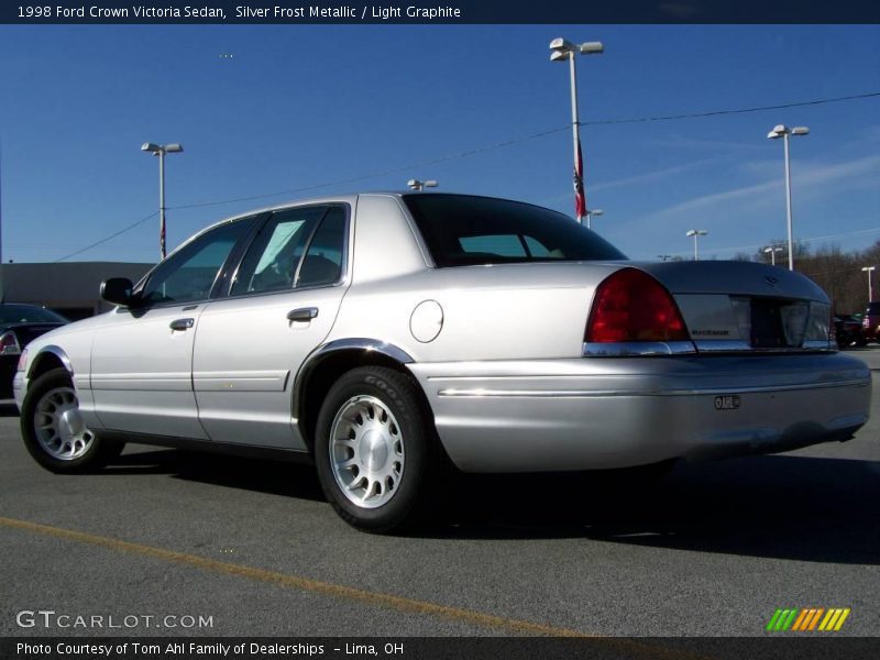 Silver Frost Metallic / Light Graphite 1998 Ford Crown Victoria Sedan