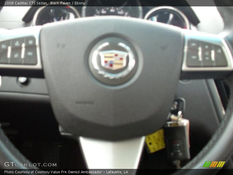 Black Raven / Ebony 2008 Cadillac CTS Sedan