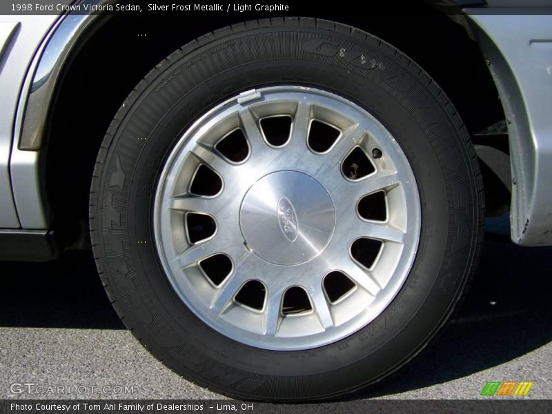 Silver Frost Metallic / Light Graphite 1998 Ford Crown Victoria Sedan