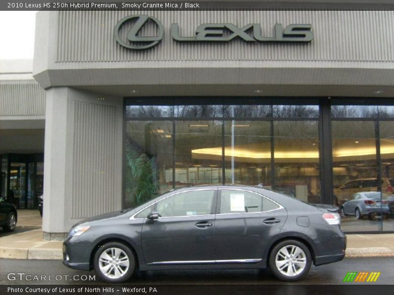 Smoky Granite Mica / Black 2010 Lexus HS 250h Hybrid Premium