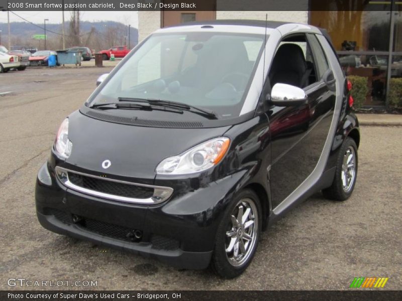 Deep Black / Design Black 2008 Smart fortwo passion cabriolet
