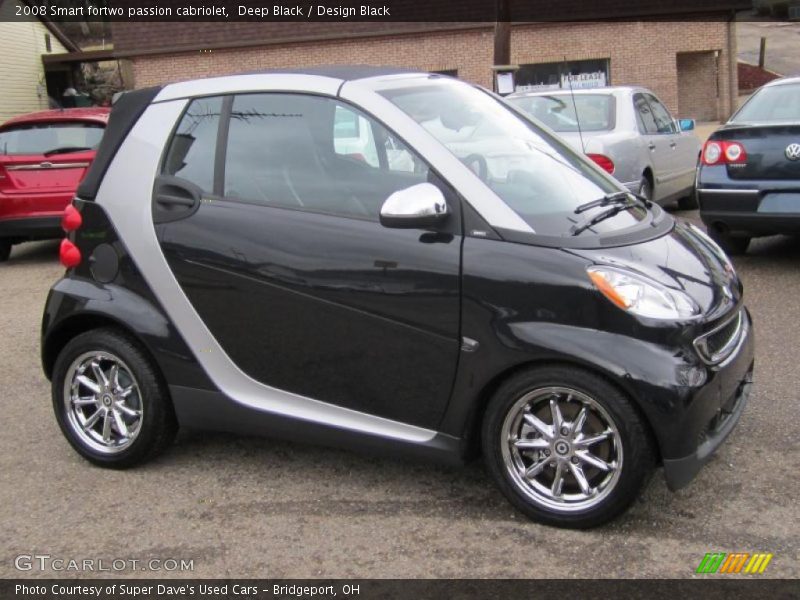 Deep Black / Design Black 2008 Smart fortwo passion cabriolet
