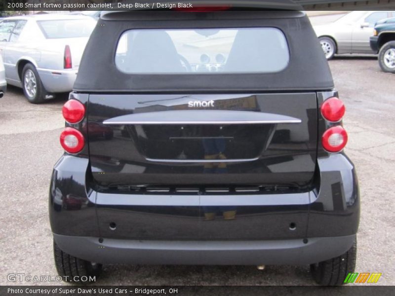 Deep Black / Design Black 2008 Smart fortwo passion cabriolet