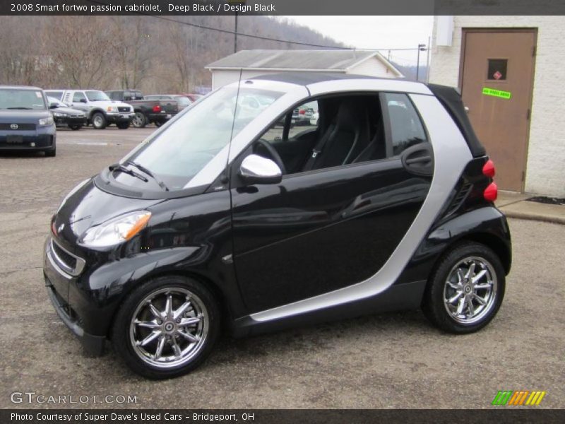 Deep Black / Design Black 2008 Smart fortwo passion cabriolet