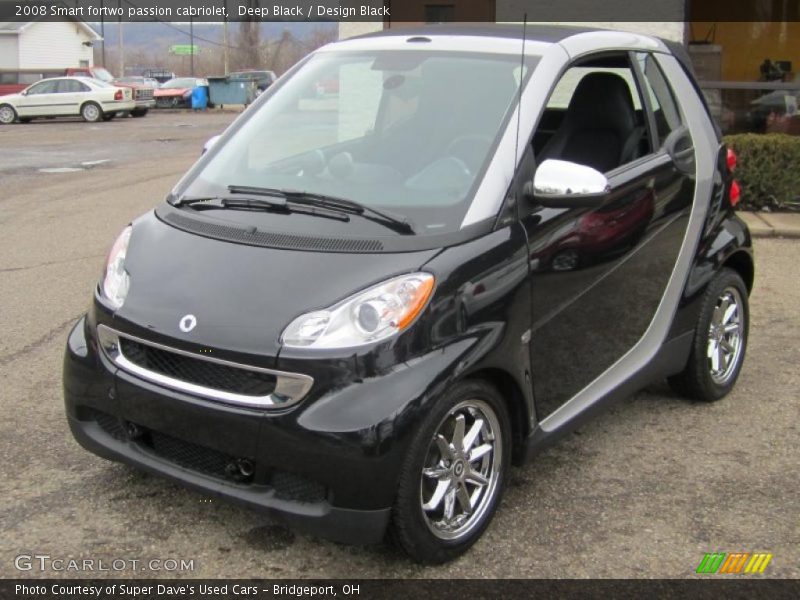 Deep Black / Design Black 2008 Smart fortwo passion cabriolet