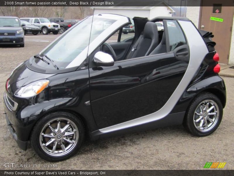 Deep Black / Design Black 2008 Smart fortwo passion cabriolet