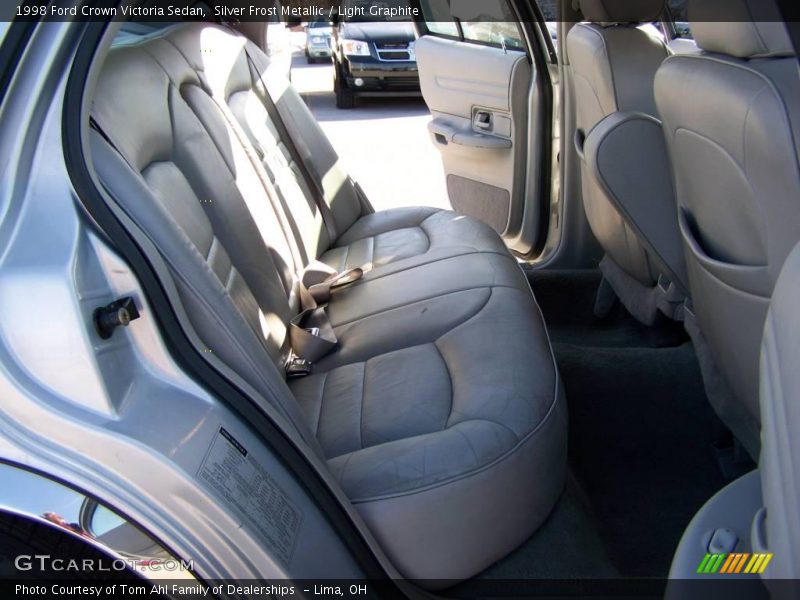 Silver Frost Metallic / Light Graphite 1998 Ford Crown Victoria Sedan