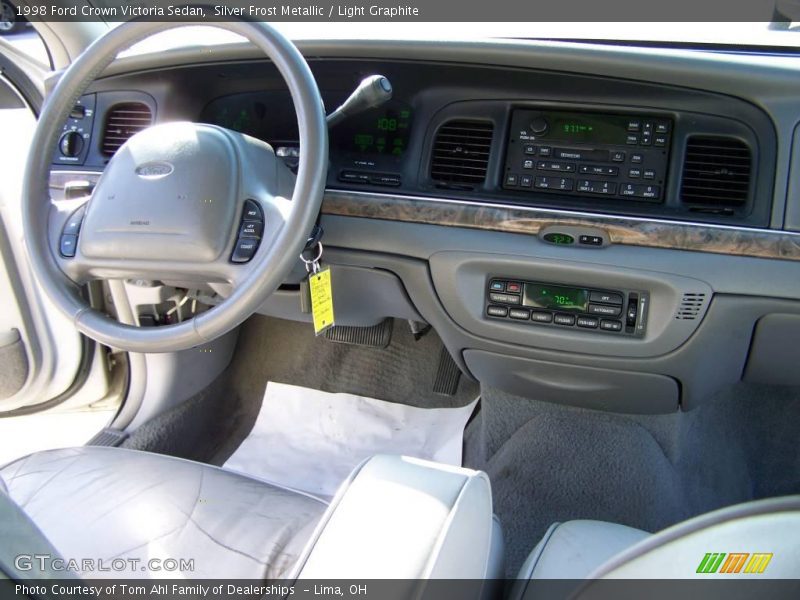 Silver Frost Metallic / Light Graphite 1998 Ford Crown Victoria Sedan