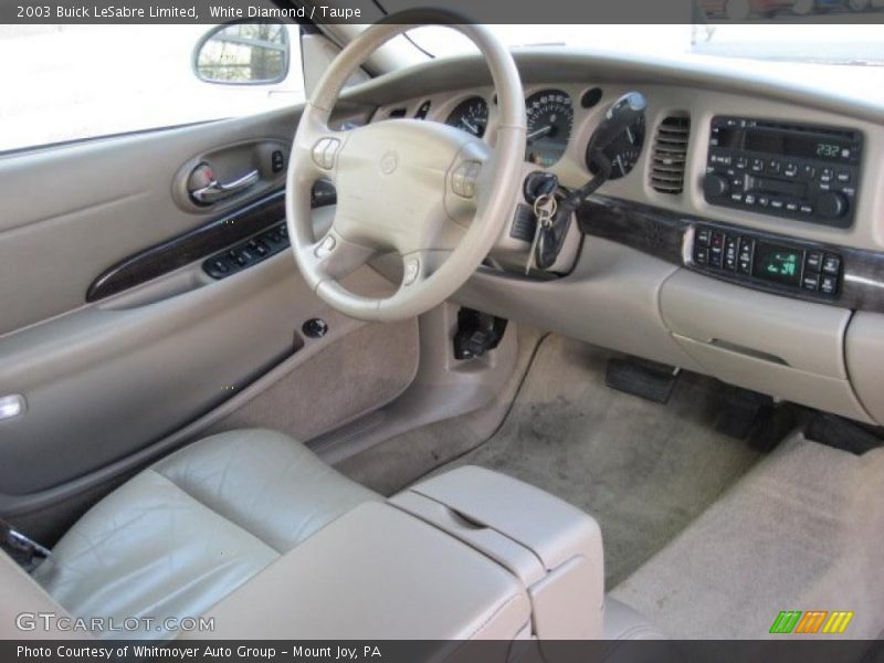 White Diamond / Taupe 2003 Buick LeSabre Limited