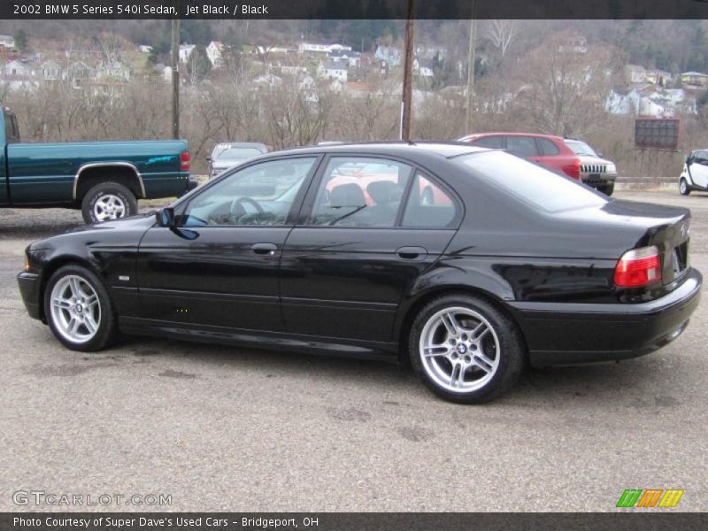 Jet Black / Black 2002 BMW 5 Series 540i Sedan