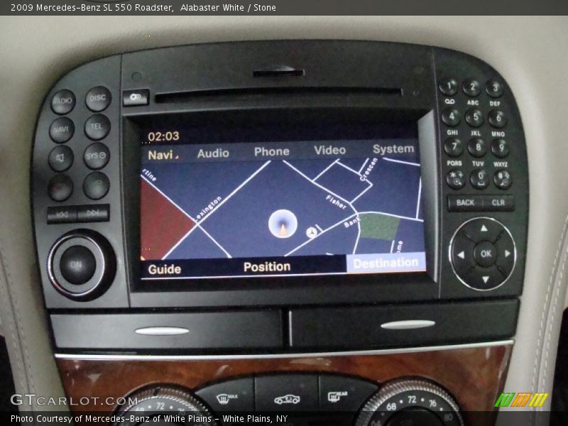 Alabaster White / Stone 2009 Mercedes-Benz SL 550 Roadster