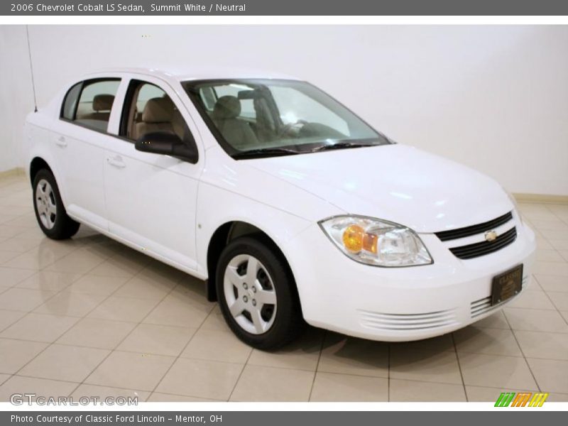 Summit White / Neutral 2006 Chevrolet Cobalt LS Sedan