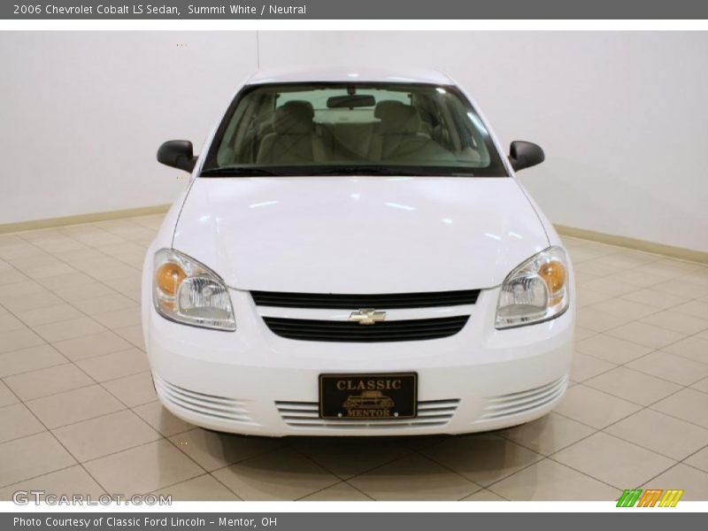 Summit White / Neutral 2006 Chevrolet Cobalt LS Sedan