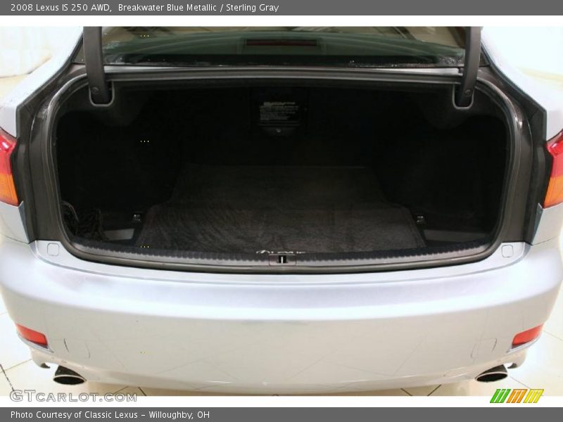 Breakwater Blue Metallic / Sterling Gray 2008 Lexus IS 250 AWD