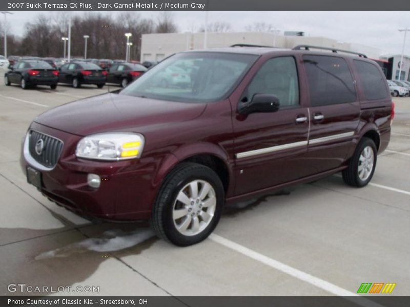 Dark Garnet Metallic / Medium Gray 2007 Buick Terraza CX Plus