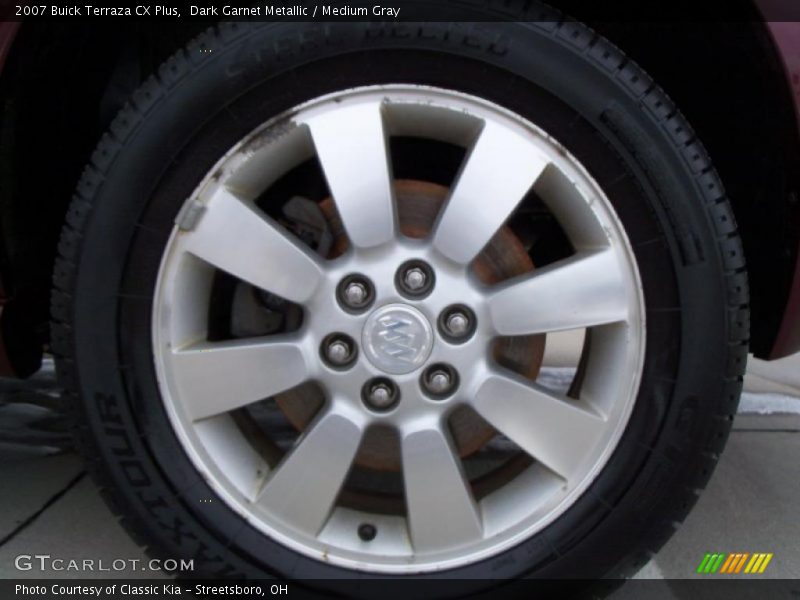 Dark Garnet Metallic / Medium Gray 2007 Buick Terraza CX Plus