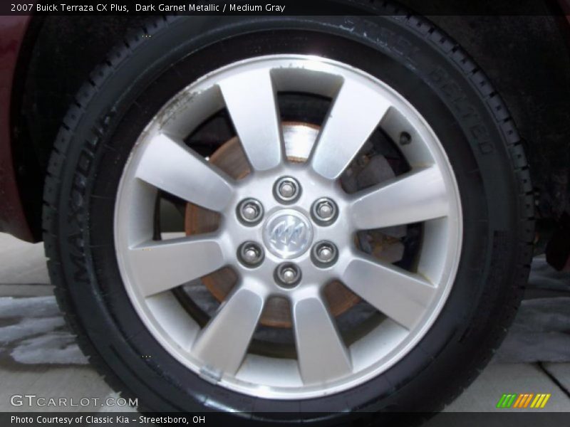 Dark Garnet Metallic / Medium Gray 2007 Buick Terraza CX Plus