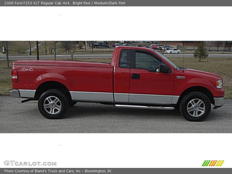 Bright Red / Medium/Dark Flint 2006 Ford F150 XLT Regular Cab 4x4