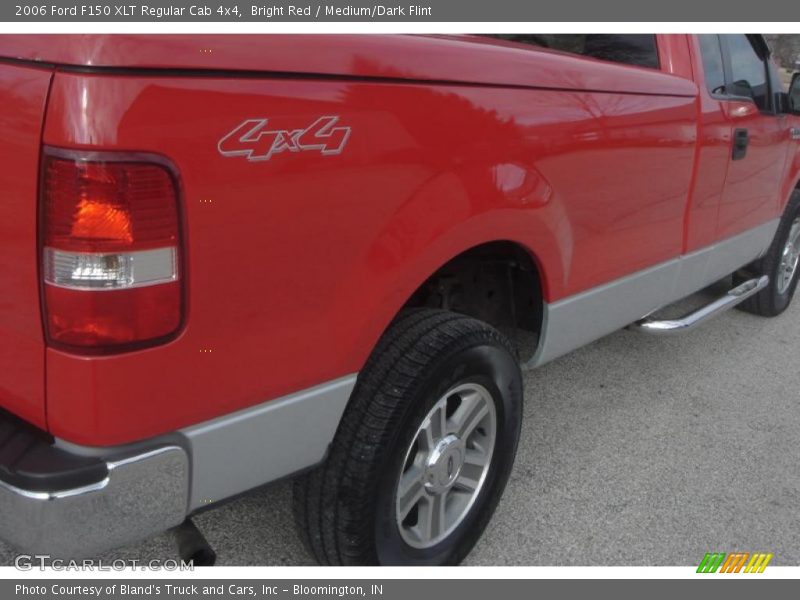 Bright Red / Medium/Dark Flint 2006 Ford F150 XLT Regular Cab 4x4