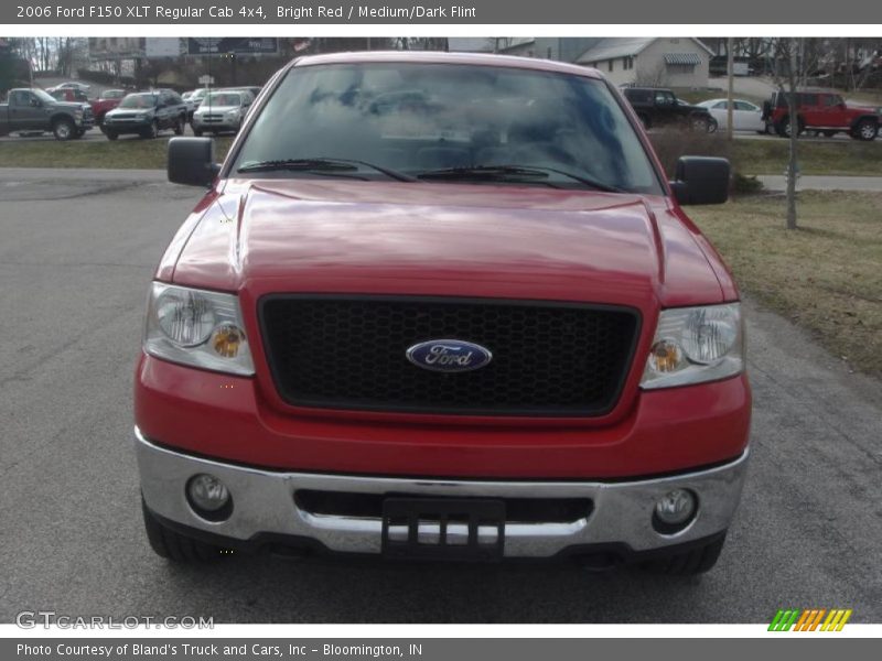 Bright Red / Medium/Dark Flint 2006 Ford F150 XLT Regular Cab 4x4