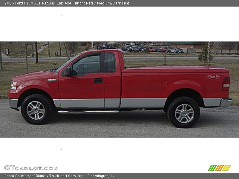 Bright Red / Medium/Dark Flint 2006 Ford F150 XLT Regular Cab 4x4