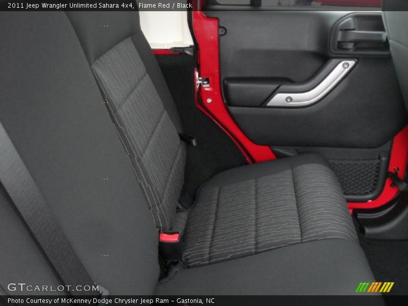 Flame Red / Black 2011 Jeep Wrangler Unlimited Sahara 4x4