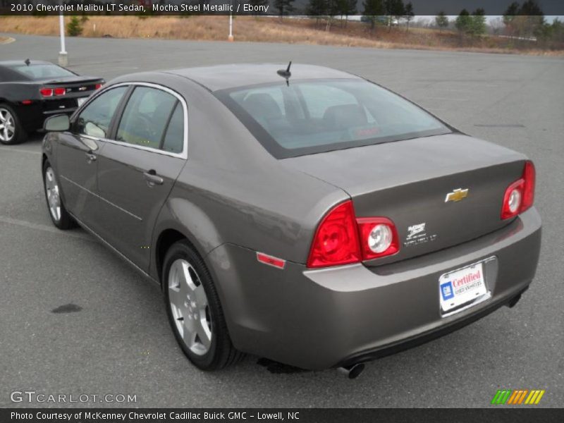 Mocha Steel Metallic / Ebony 2010 Chevrolet Malibu LT Sedan