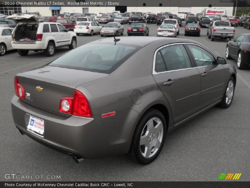 Mocha Steel Metallic / Ebony 2010 Chevrolet Malibu LT Sedan