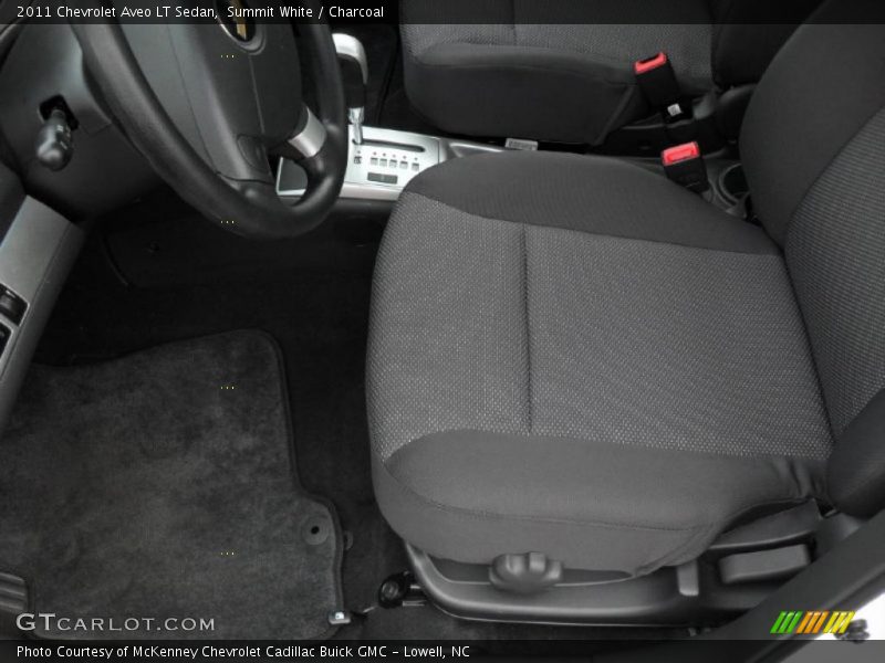  2011 Aveo LT Sedan Charcoal Interior