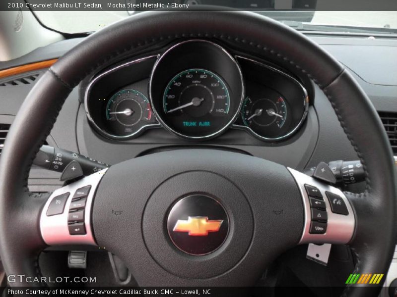 Mocha Steel Metallic / Ebony 2010 Chevrolet Malibu LT Sedan