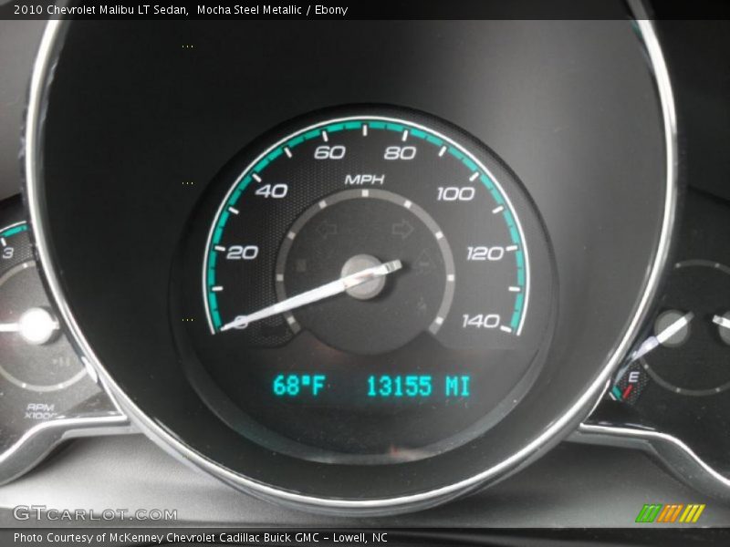 Mocha Steel Metallic / Ebony 2010 Chevrolet Malibu LT Sedan