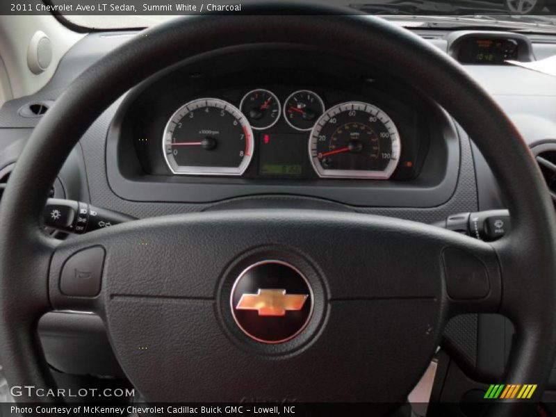 Summit White / Charcoal 2011 Chevrolet Aveo LT Sedan