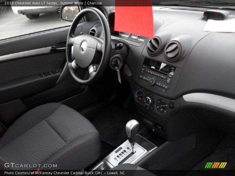 Summit White / Charcoal 2011 Chevrolet Aveo LT Sedan