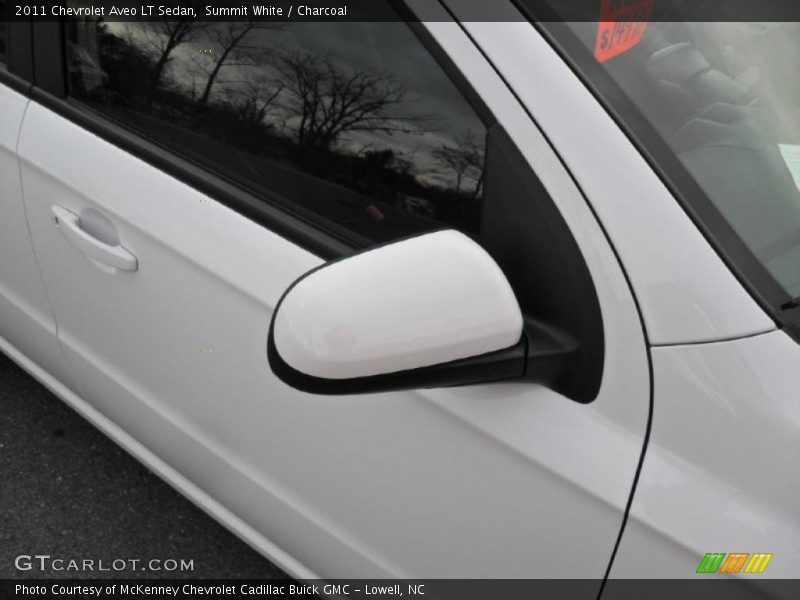 Summit White / Charcoal 2011 Chevrolet Aveo LT Sedan
