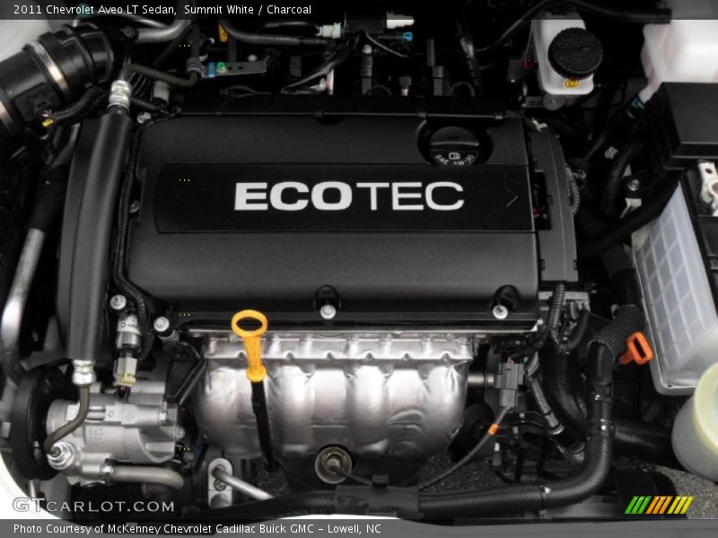  2011 Aveo LT Sedan Engine - 1.6 Liter DOHC 16-Valve VVT ECOTEC 4 Cylinder