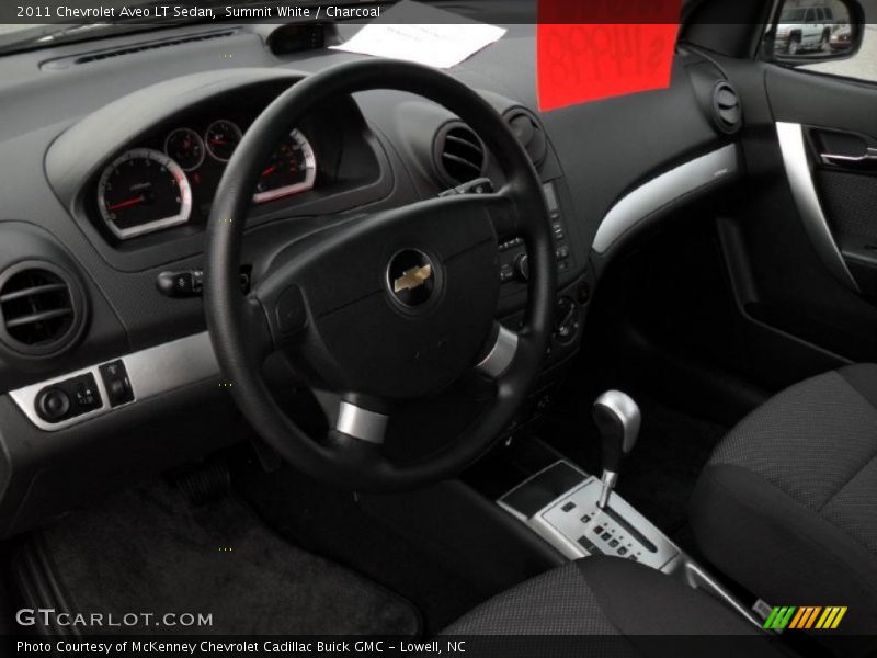 Charcoal Interior - 2011 Aveo LT Sedan 