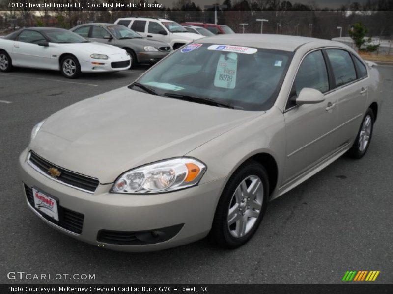 Gold Mist Metallic / Ebony 2010 Chevrolet Impala LT