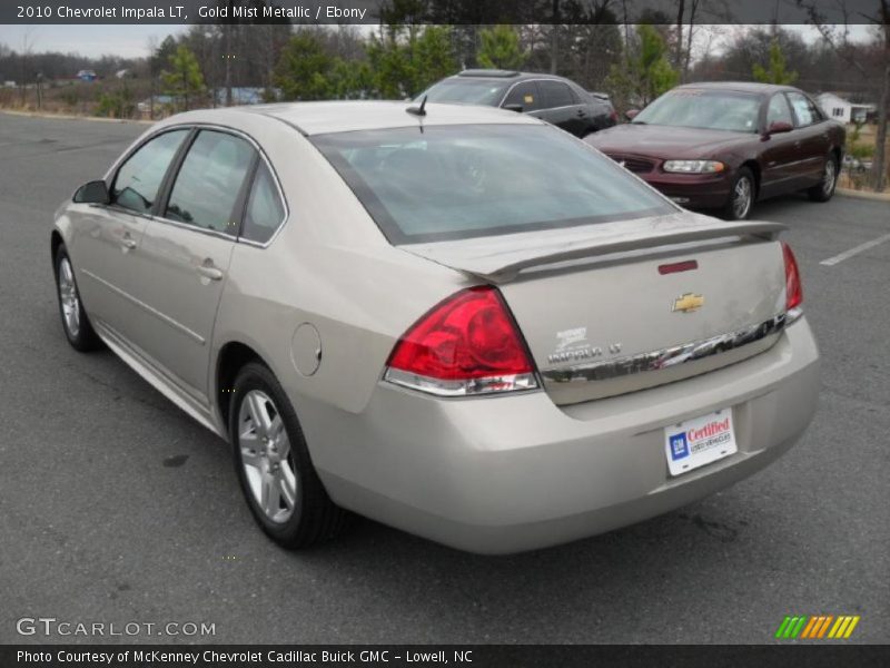 Gold Mist Metallic / Ebony 2010 Chevrolet Impala LT