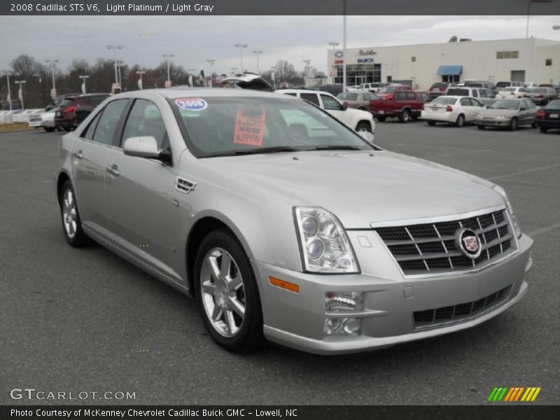 Light Platinum / Light Gray 2008 Cadillac STS V6