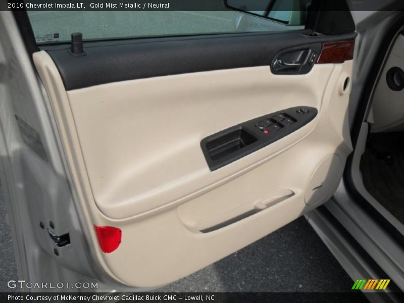 Gold Mist Metallic / Neutral 2010 Chevrolet Impala LT