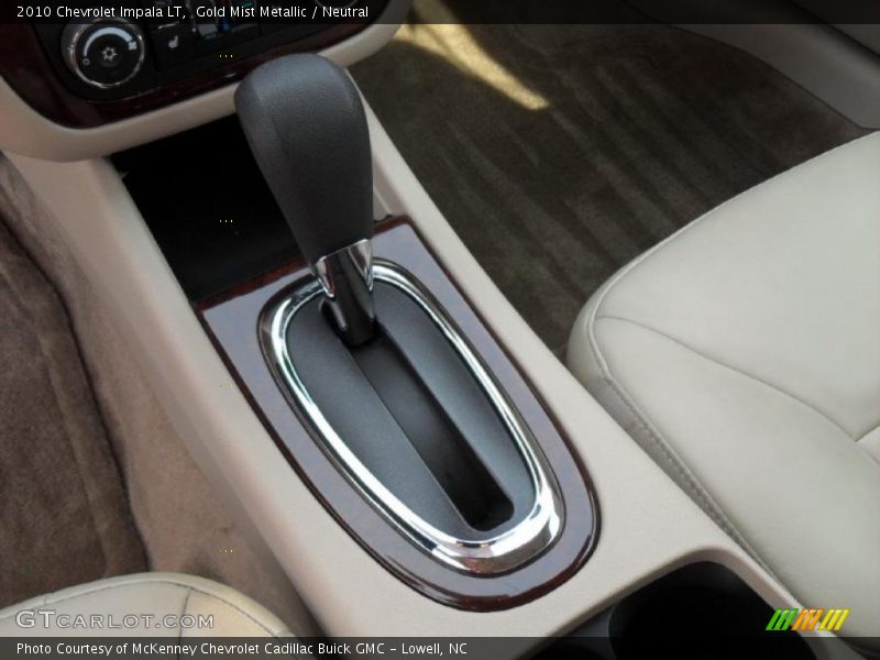 Gold Mist Metallic / Neutral 2010 Chevrolet Impala LT