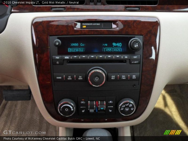 Gold Mist Metallic / Neutral 2010 Chevrolet Impala LT