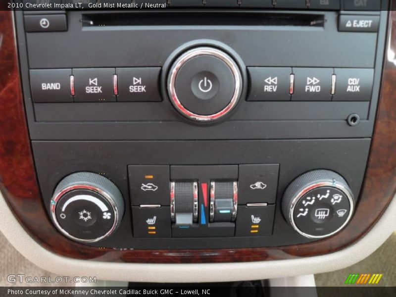 Gold Mist Metallic / Neutral 2010 Chevrolet Impala LT