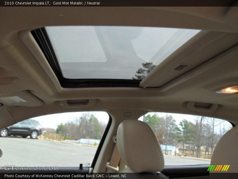 Gold Mist Metallic / Neutral 2010 Chevrolet Impala LT