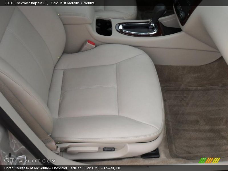 Gold Mist Metallic / Neutral 2010 Chevrolet Impala LT