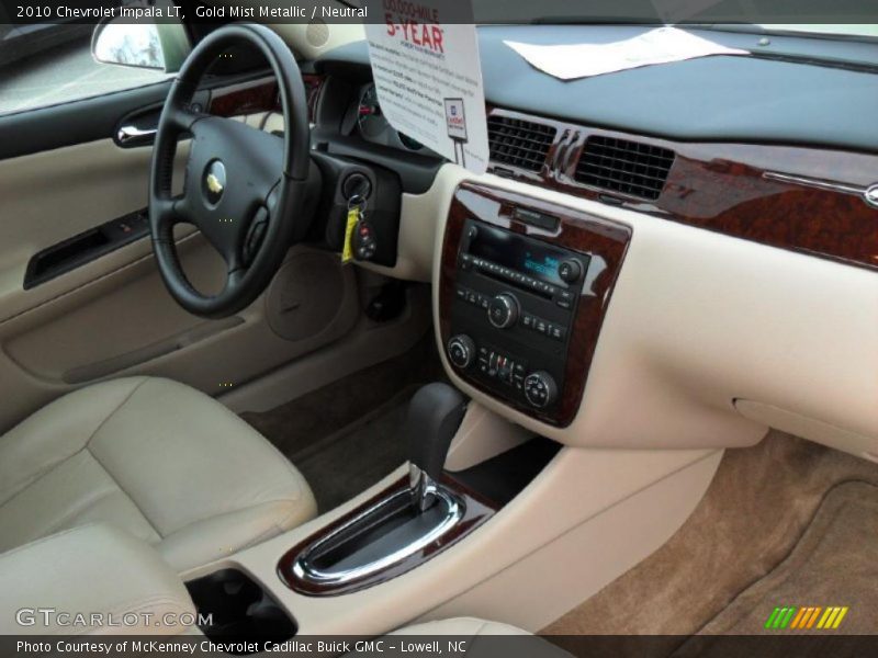 Gold Mist Metallic / Neutral 2010 Chevrolet Impala LT